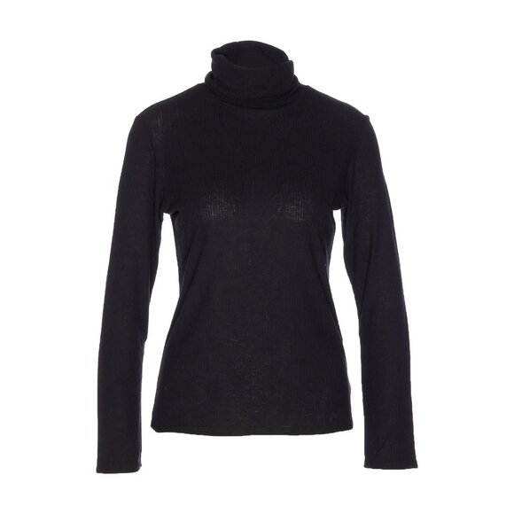 Loulou Studio Gallinara Top in Black X-Small New Womens Long Sleeve Turtleneck - Picture 9 of 15
